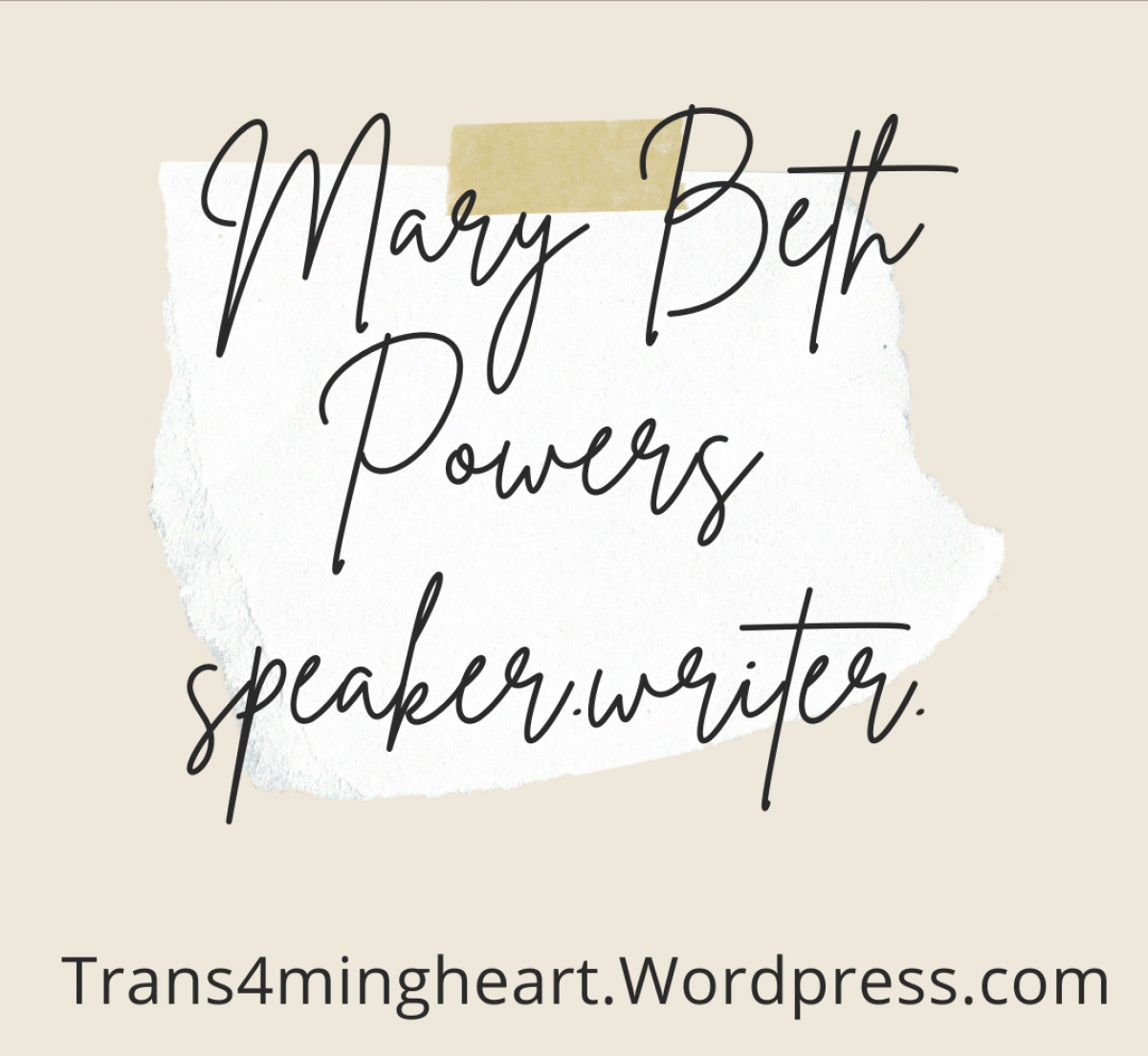 Mary Beth Powers ❤️ author.speaker